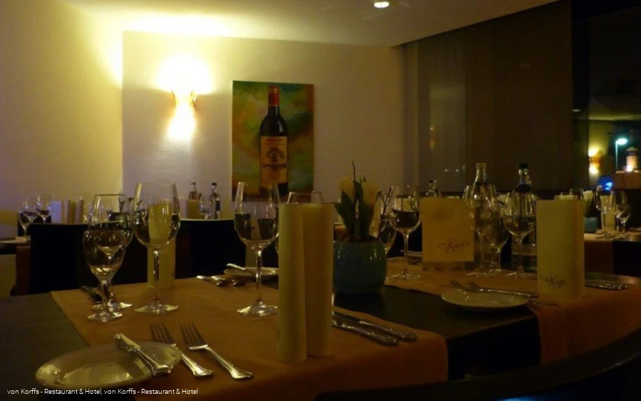 von Korff's - Restaurant & Hotel - Tischansicht