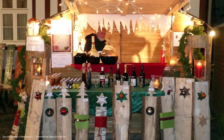 Weihnachtsmarkt Marsberg - Hütten