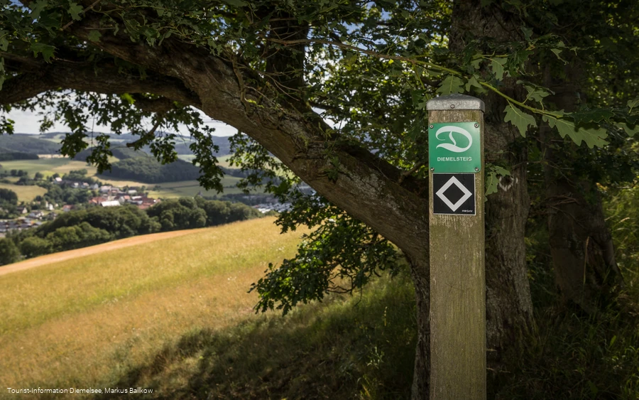 Beschilderung Diemelsteig
