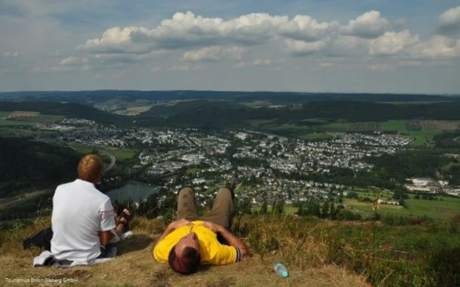 Blick vom Olsberggipfel