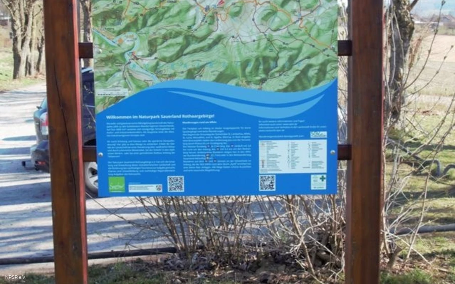 Infotafel Wanderparkplatz Imberg