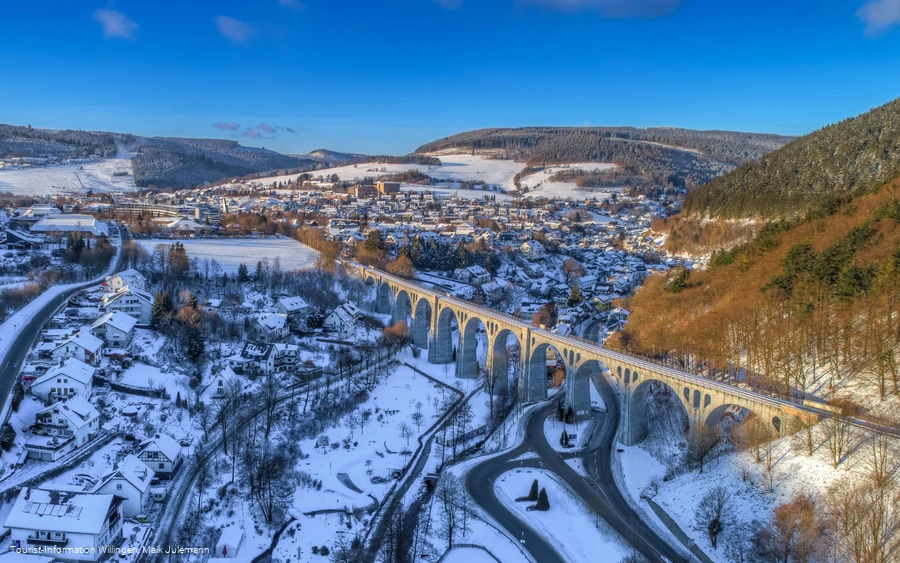 Luftpanorama Willingen im Winter