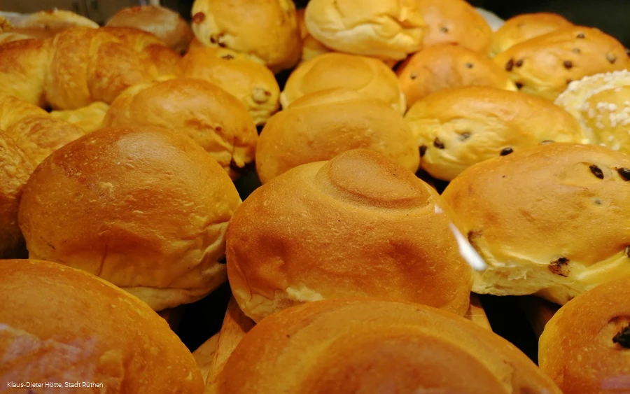 Auslage Redder Brötchen