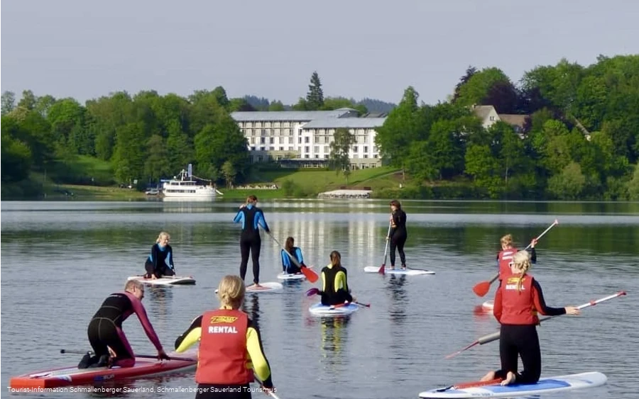 SUP auf dem Hennesee