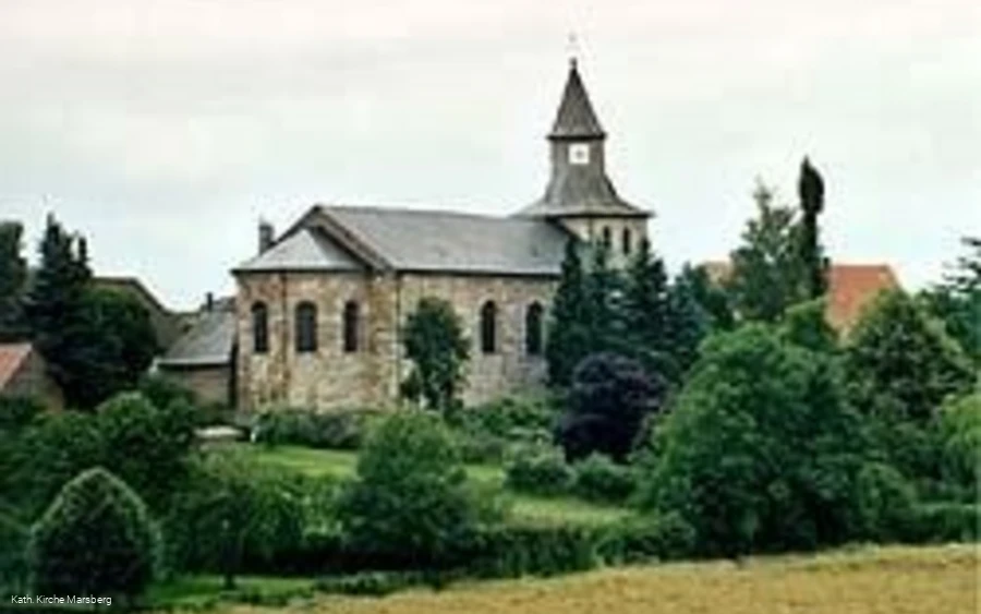 Rückansicht Kath. Kirche St. Hubertus Heddinghause