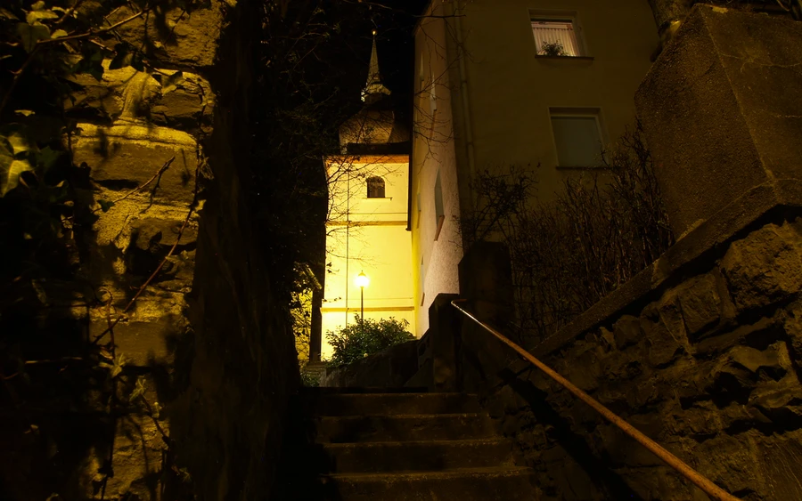 Margarethenkirche nachts_Stadt Kierspe