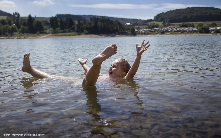 Toben am Diemelsee