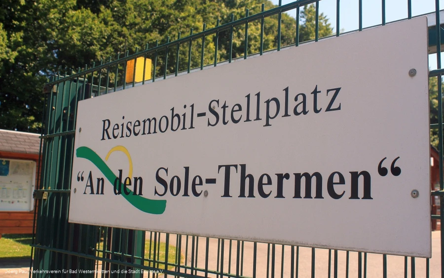Wohnmobilplatz an den Sole-Thermen