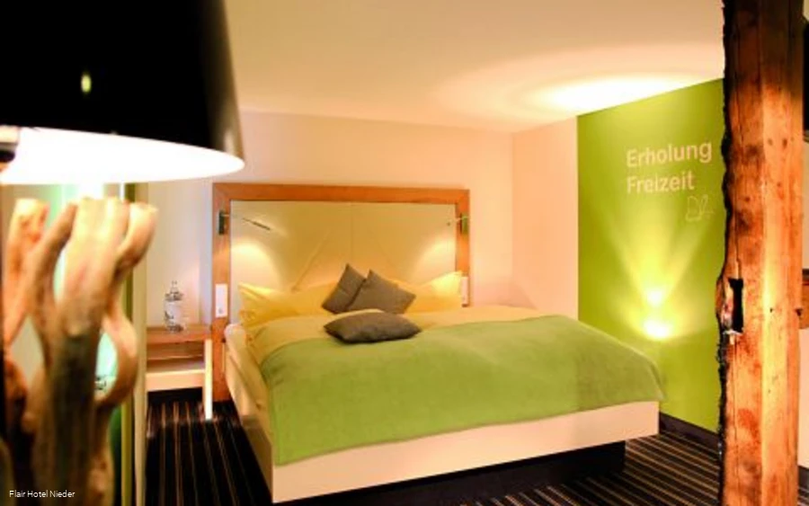 View into the room at the Flair Hotel Nieder
