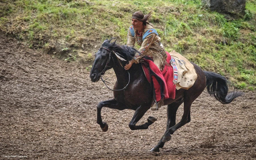 Elspe Festival Winnetou reitet