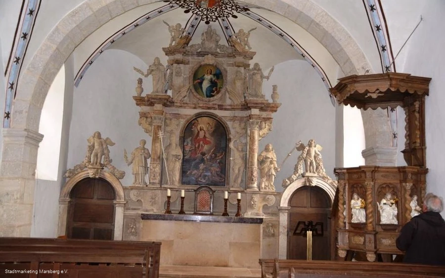 Innenraum Kluskapelle Giershagen