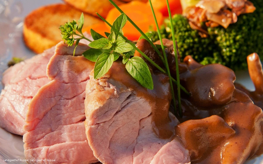 Essen im Landgasthof Rüppel