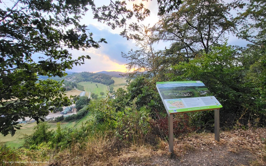 Panoramatafel am Hasenkammerblick