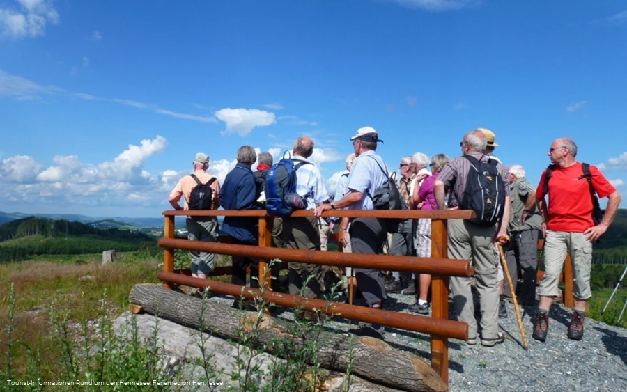 Aussichtsplattform am Bestwiger Panoramaweg bei Föckinghausen