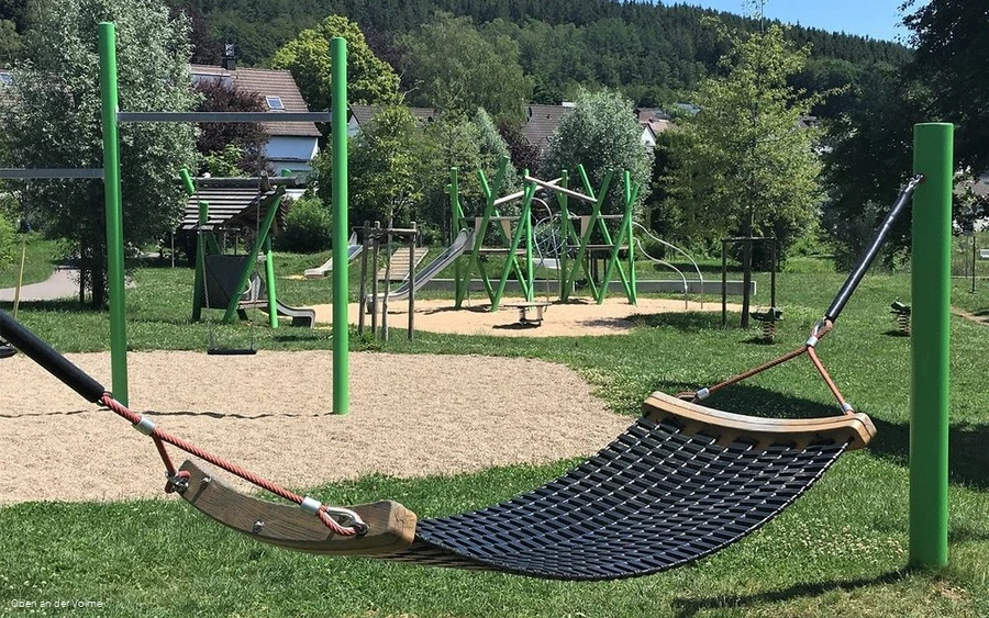 Die Dorfwiesen in Herscheid laden zum Spielen und