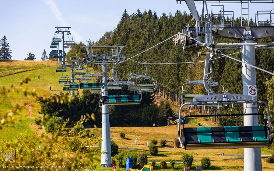 Sesselbahn Ritzhagen im Sommerbetrieb 