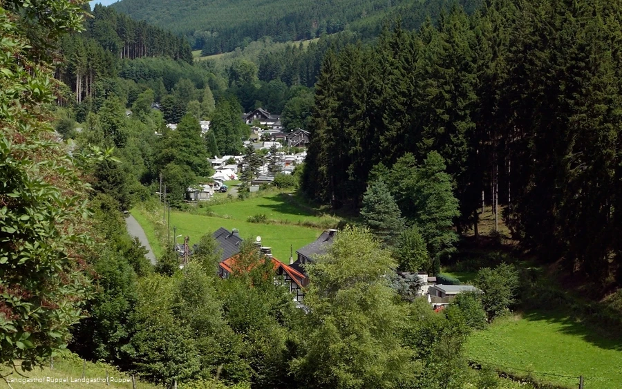 Landschaft um den Landgasthof Rüppel
