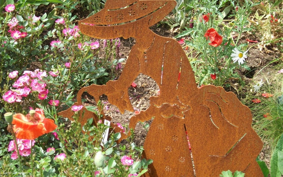 "Helfer" im Schaugarten Gartenlust in Ha