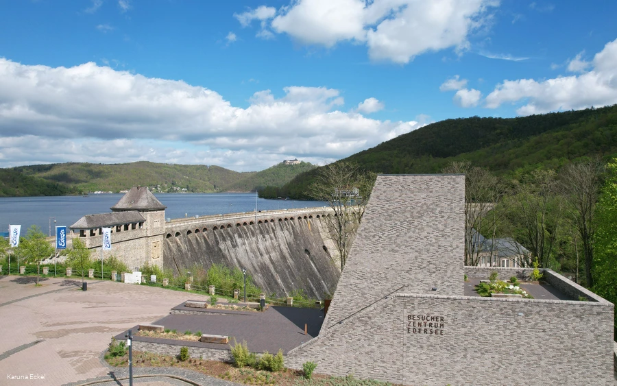 Edertalsperre und Besucherzentrum Edersee