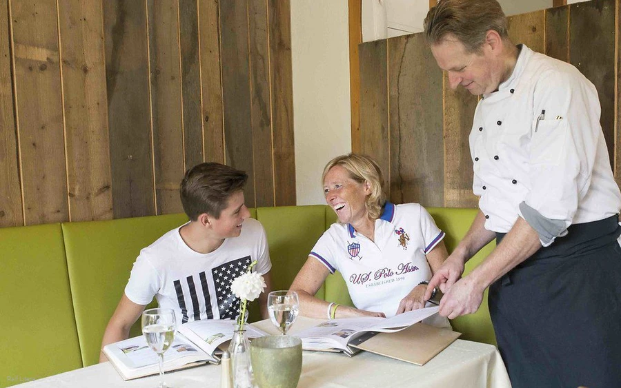 Choice of dishes with head chef Franz-Josef Steinberg.