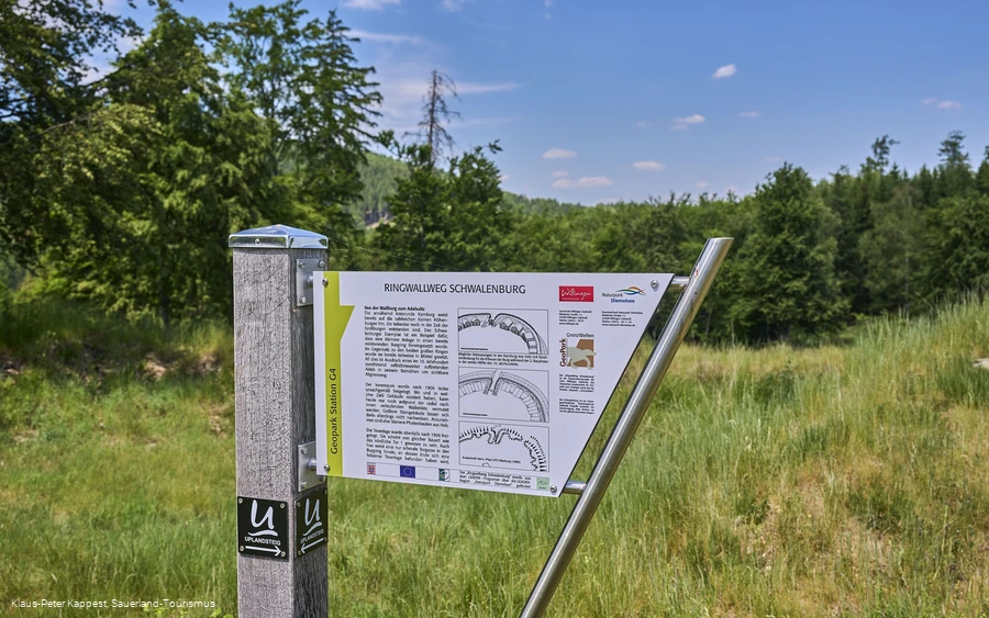 Geoparkstation G4 an der Schwalenburg
