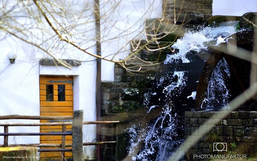 Heesfelder Mühle Wasserrad