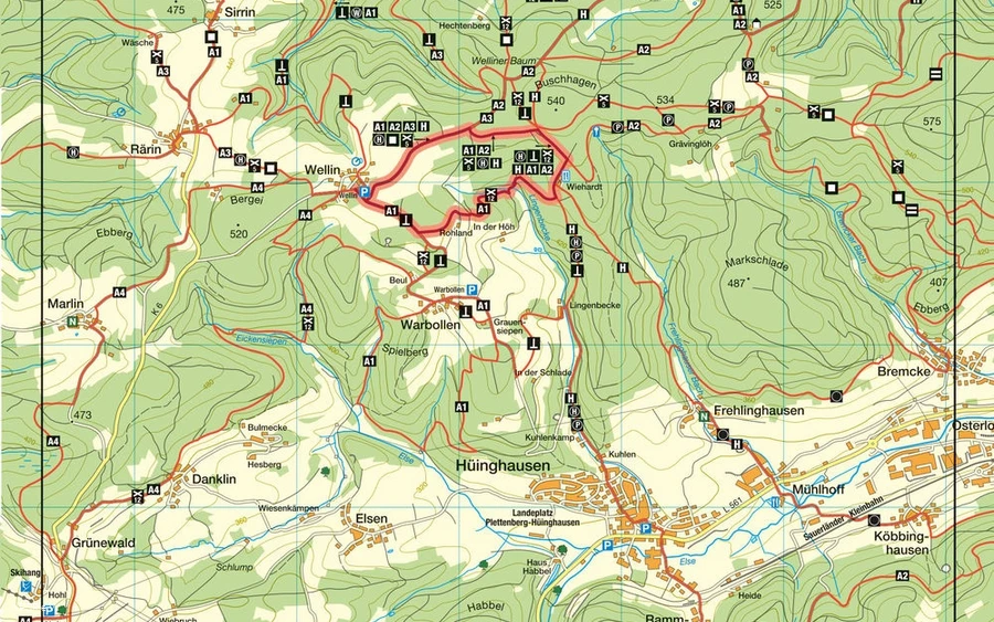 Wanderwegenetz Wellin Wanderwegenetz Wellin