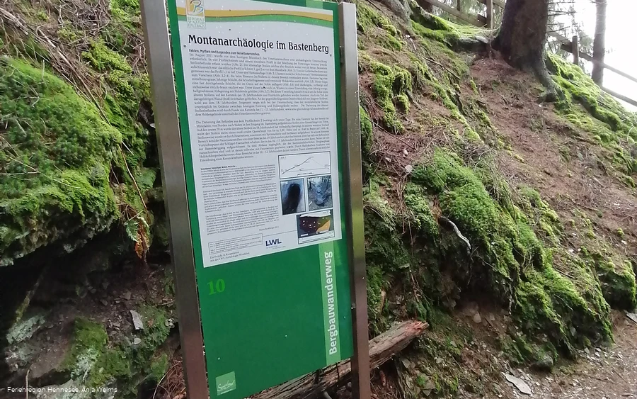 Bergbau Wanderweg Infotafel 10