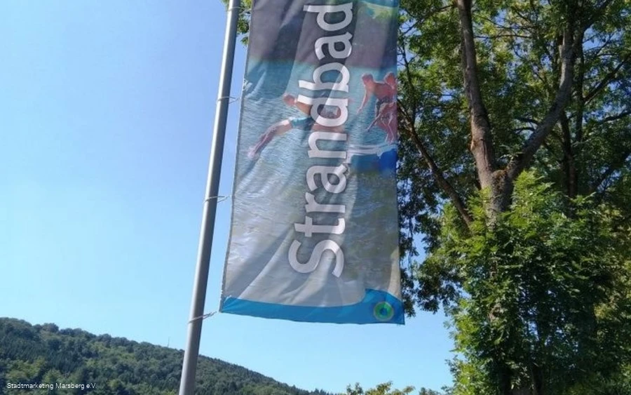 Fahne Strandbad Helminghausen Fahne Strandbad Helminghausen