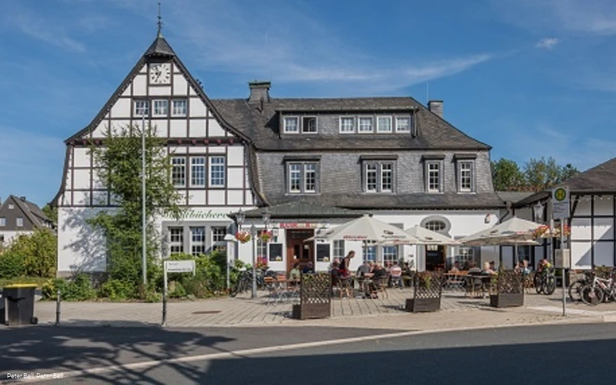 Geselliger Treffpunkt - der Kulturbahnhof