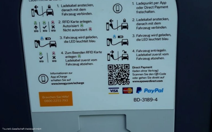 Ladepunkt für Elektroautos