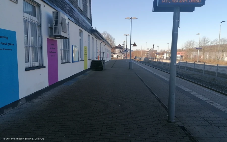Bahnhof Bestwig - Bahnsteig