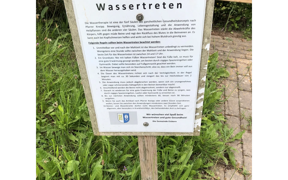 Wassertretbecken Eisborn