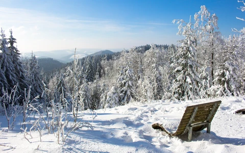 Winterliche Aussicht vom Kahlen Asten