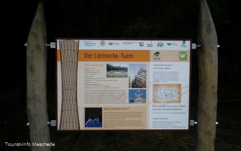 Infotafel Lörmecketurm