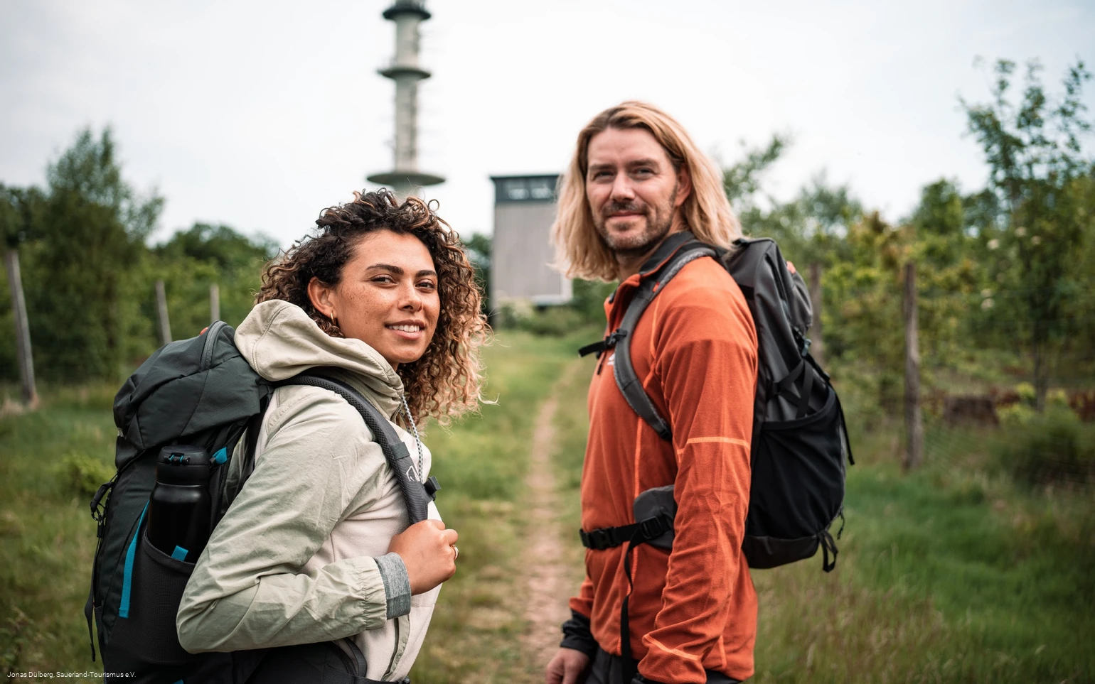 Wanderer auf der Nordhelle