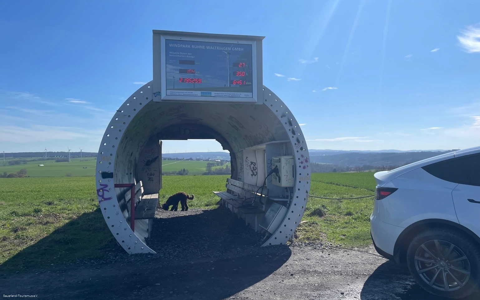 E-Ladestation Windpark Ense