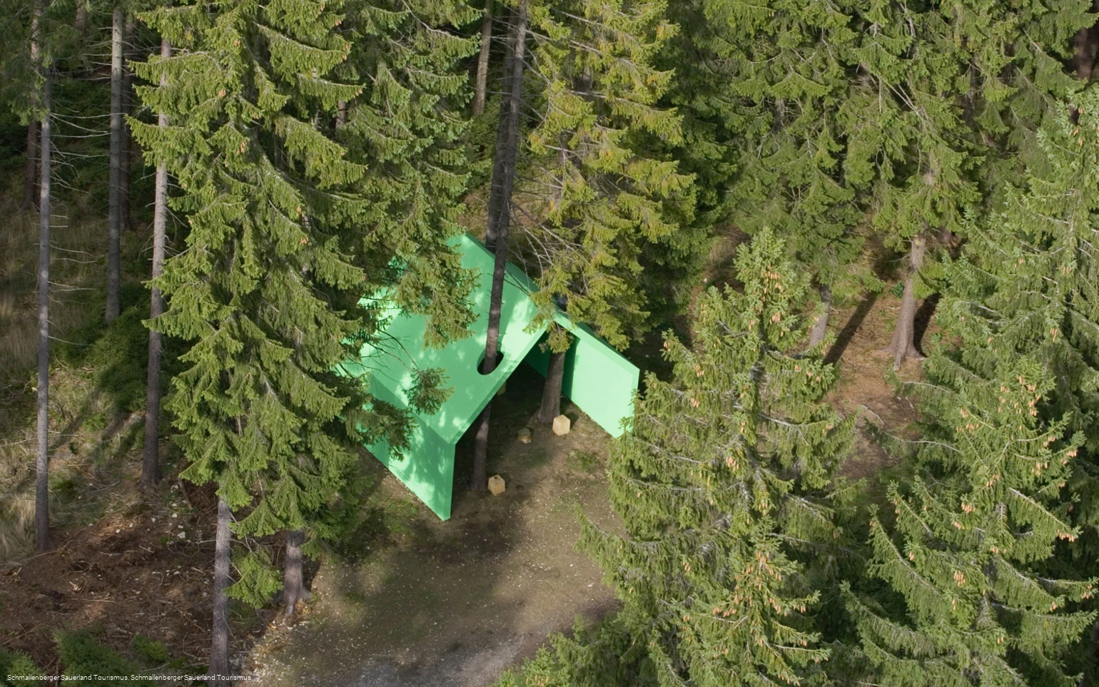 Skulptur: Die Grünstation