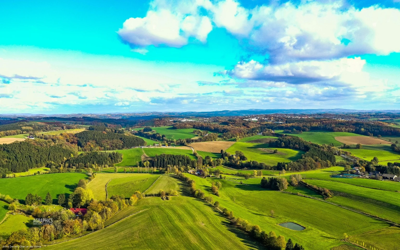 Die einzigartigen Fernsichten aus der Vogelperspektive