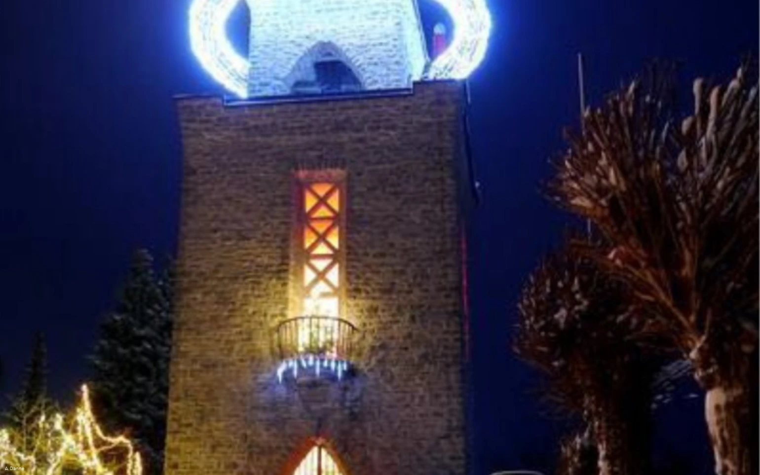 Der Adventskranz in Langscheid