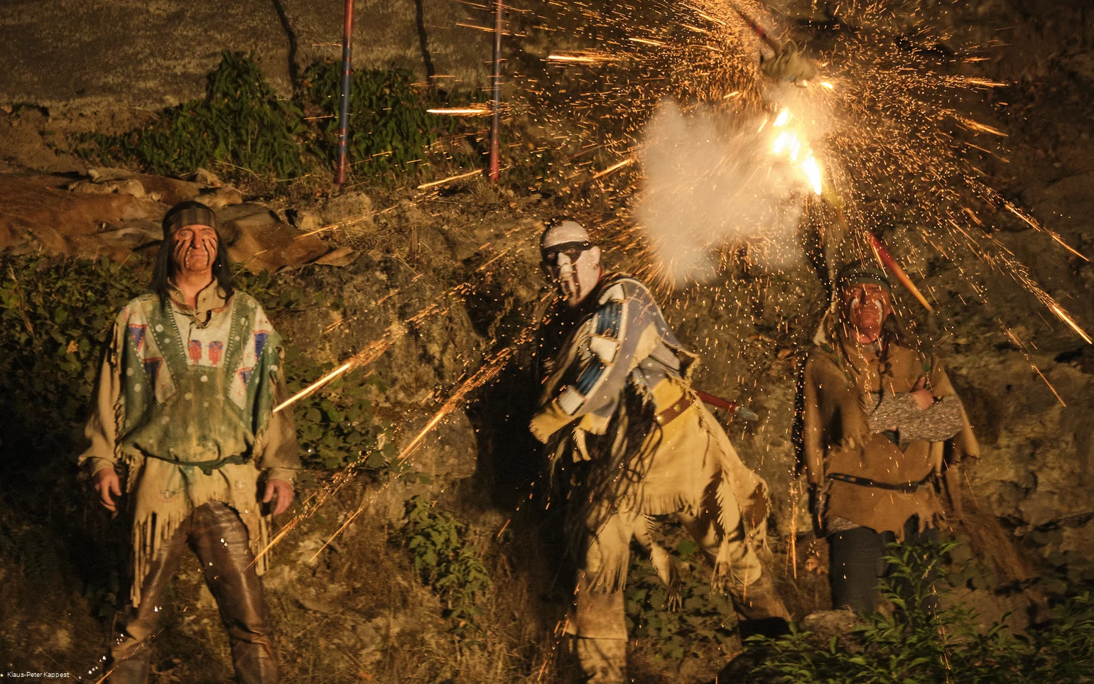 Karl-May Festspiele am Abend