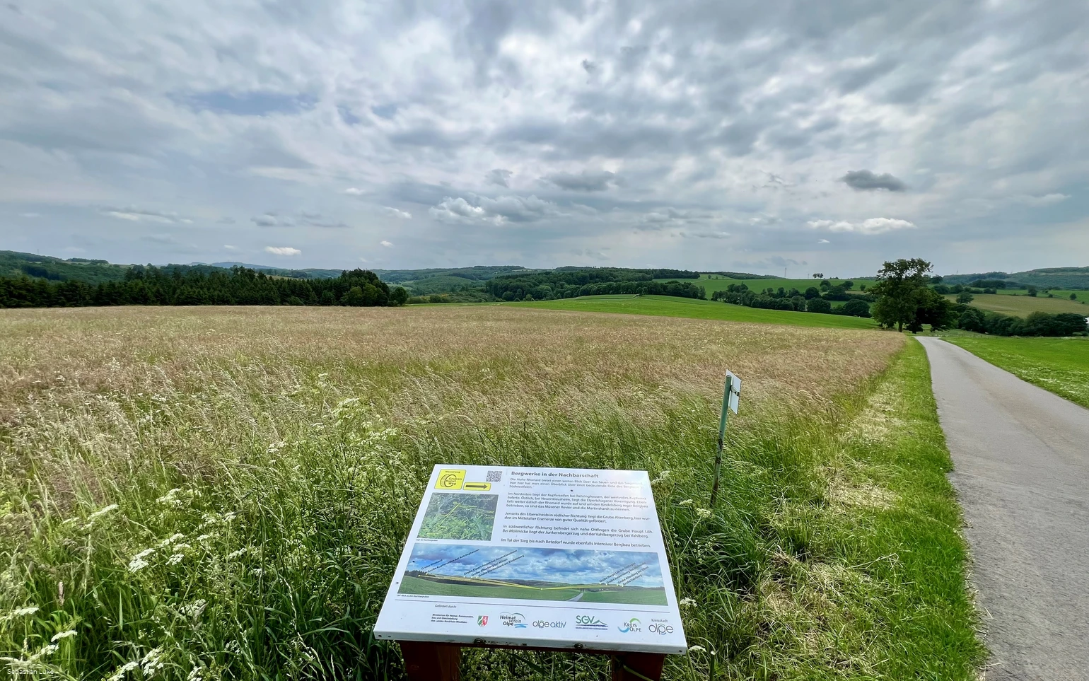 GrubenKunstWeg - Wasserweg Richtung Thieringhausen