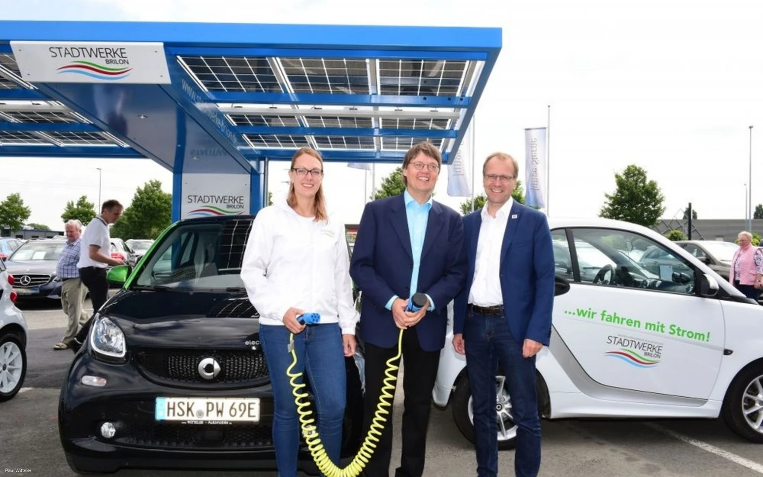 Inbetriebnahme E-Tankstelle Witteler