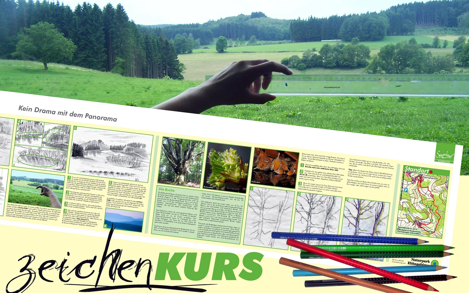 Zeichentisch mit Anleitung