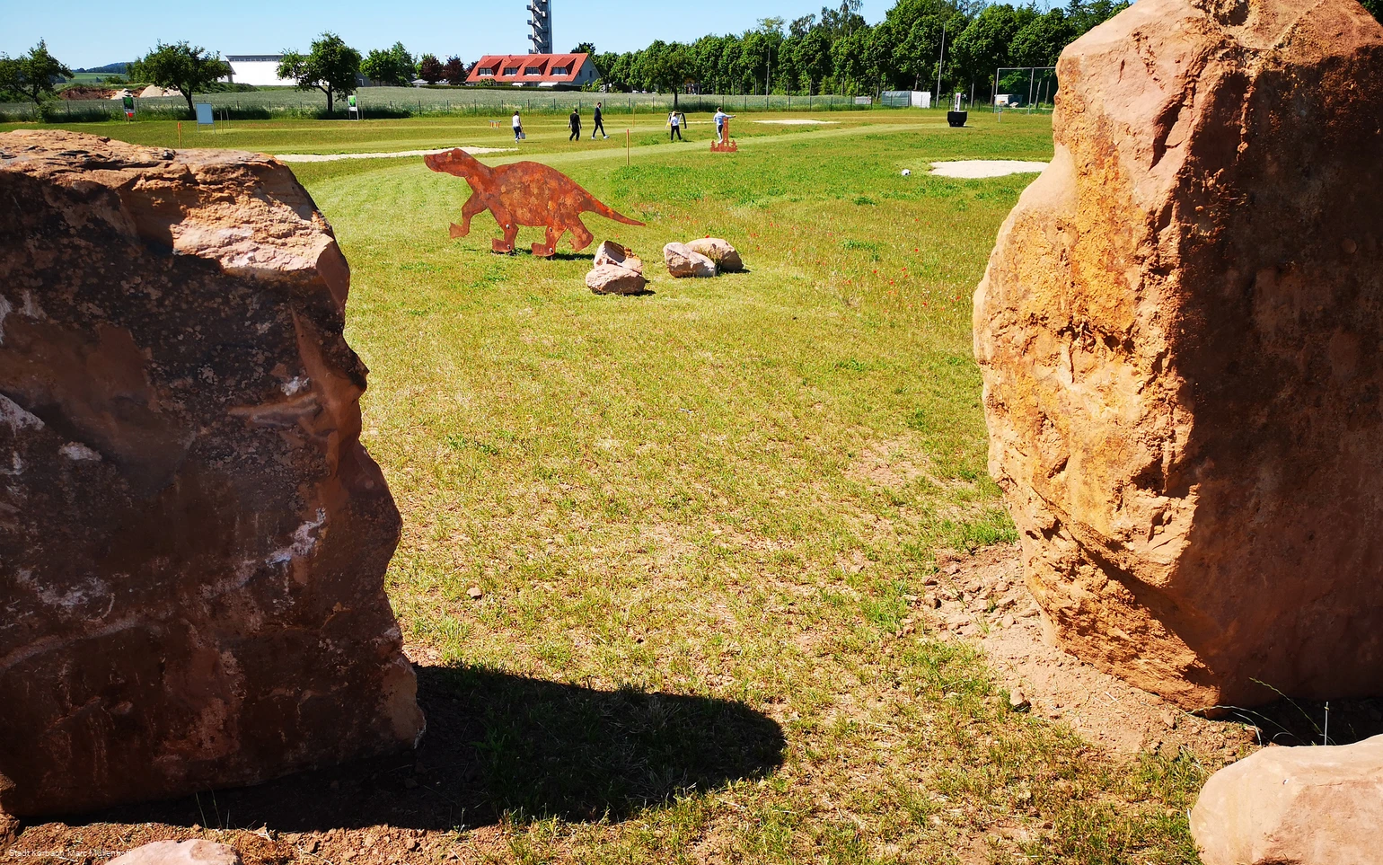 Bolzcourt Fußballgolf