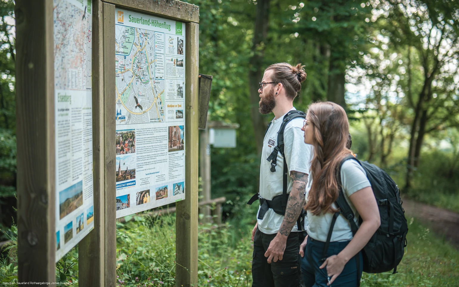 Am Startpunkt in Korbach