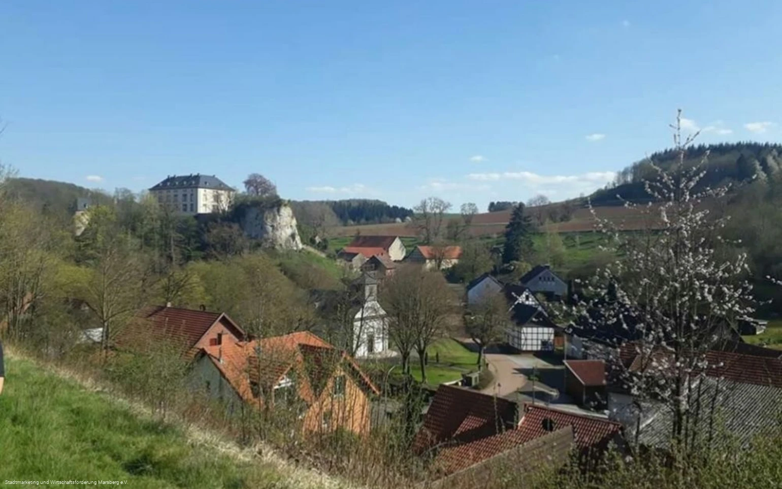 Blick auf Canstein