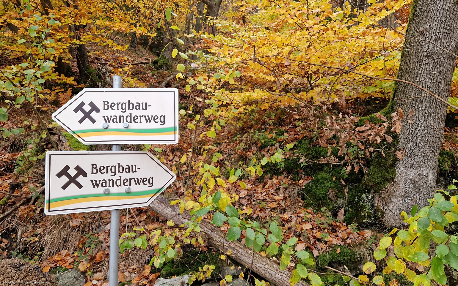 BergbauWanderweg Wegweiser