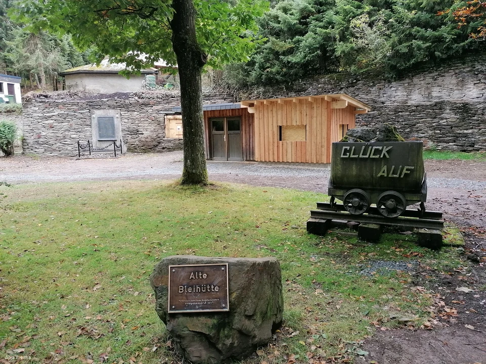 Alte Bleihütte am Bergbauwanderweg Ramsbeck