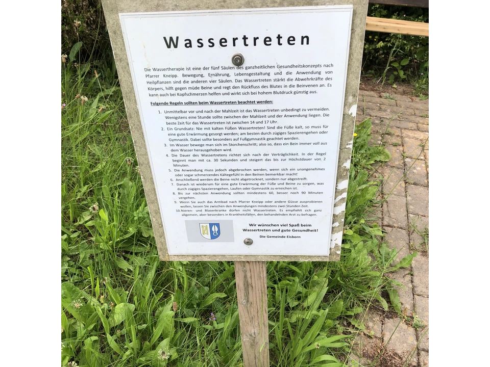 Wassertretbecken Eisborn